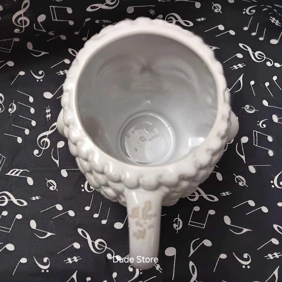 Meritage Stoneware - Vintage *Distressed-Look* Budda Mug - Holds 16 oz - EUC - Picture 5 of 6